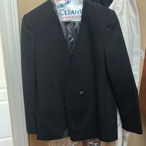 Vince Black Blazer Classic Suit Jacket